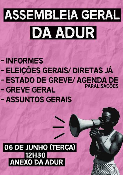 Assembleia geral da ADUR