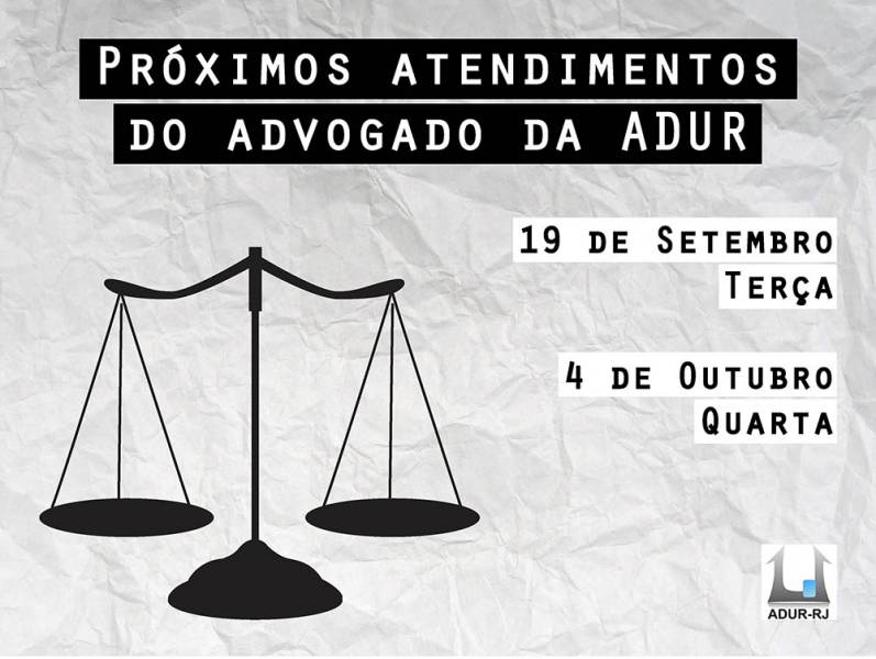 Atendimentos da Assessoria Jurídica