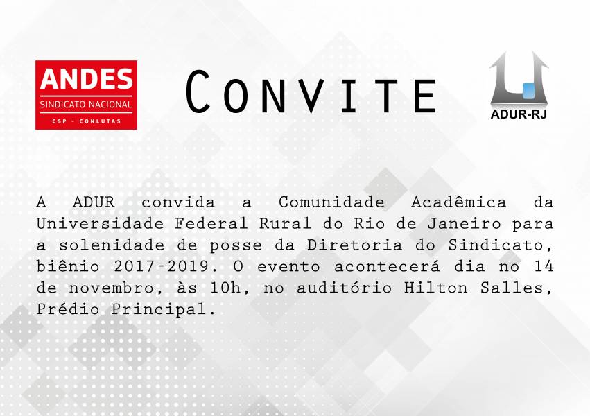 Cerimônia de Posse Gestão 2017-2019