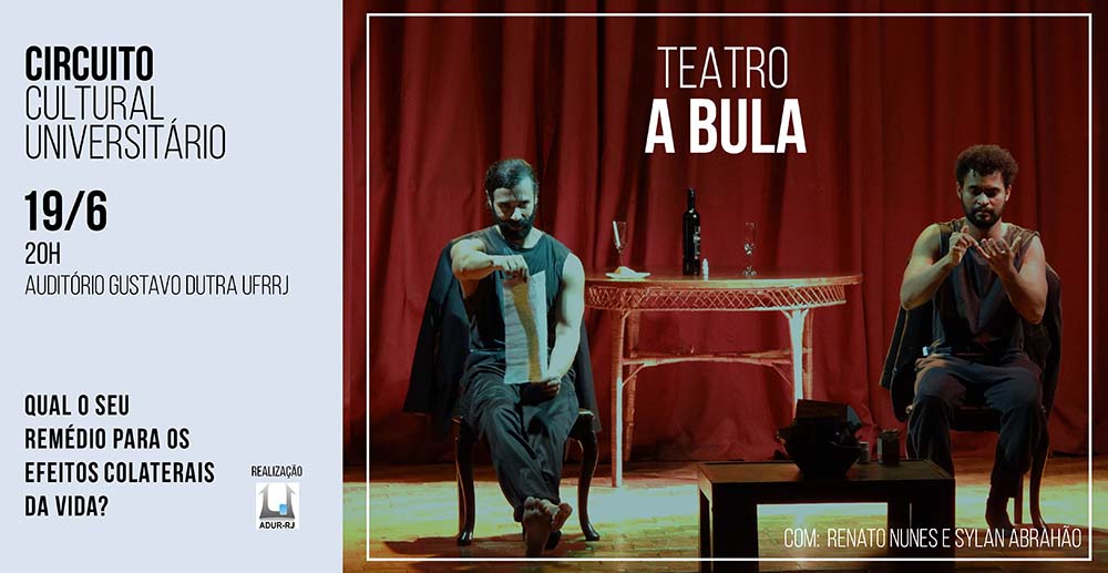 “A Bula” em Seropédica – nova data