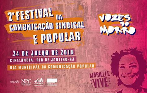 2º Festival da Comunicação Sindical e Popular lança financiamento coletivo