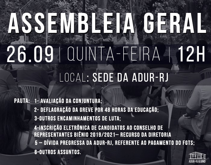 CONVOCAÇÃO DE ASSEMBLEIA GERAL PERMANENTE