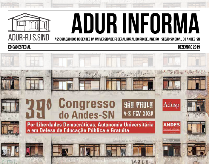 ADUR Informa Especial 39º Congresso do ANDES