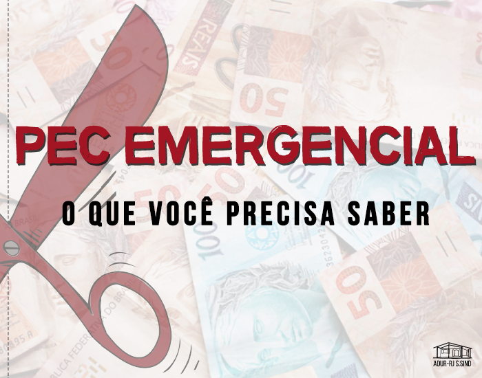Confira o panfleto da ADUR-RJ sobre a PEC Emergencial