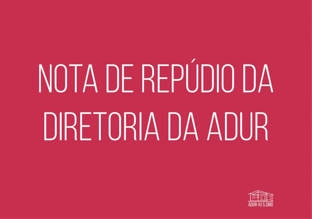 Nota de repudio da Diretoria da ADUR-RJ às restrições de Bolsas de Iniciação Científica nas áreas de Humanidades, Artes e Ciências Sociais