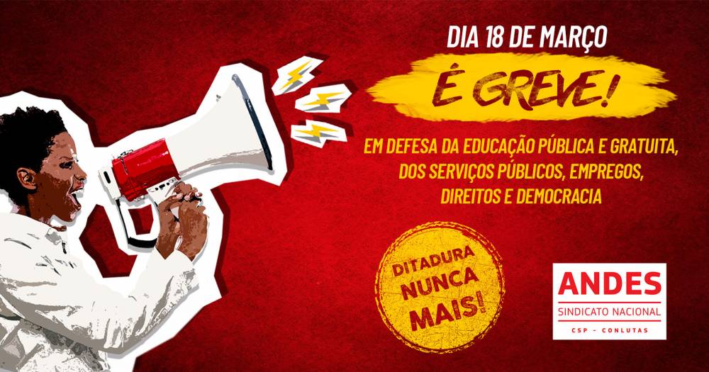18M | Greve Nacional da Educação