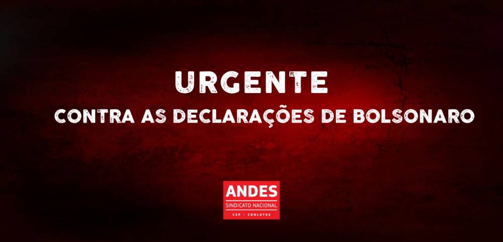 Em defesa da vida, basta Bolsonaro/Mourão
