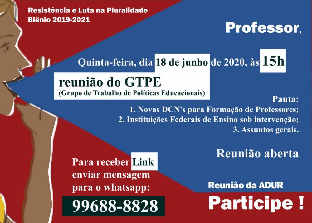 Reunião Virtual do GTPE
