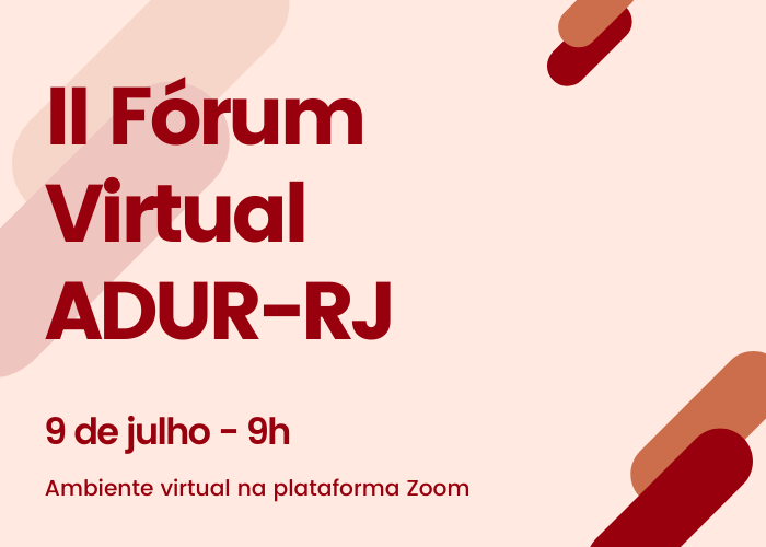 II Fórum Virtual da ADUR-RJ