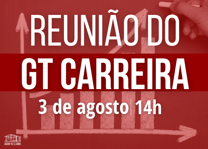 Reunião do GT Carreira