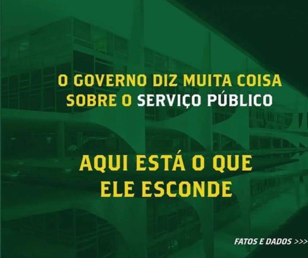 Mentiras do Governo X Fatos e Dados