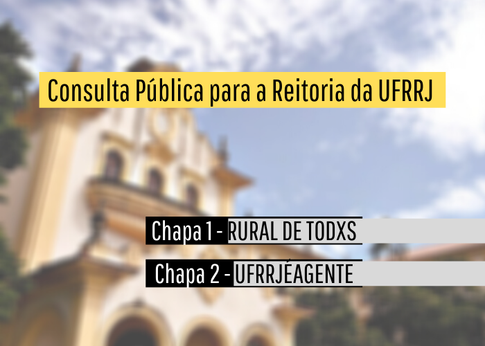 Duas chapas concorrem à reitoria da UFRRJ