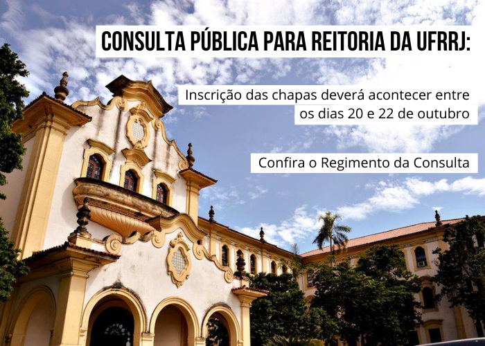 Consulta Pública para a Reitoria da UFRRJ