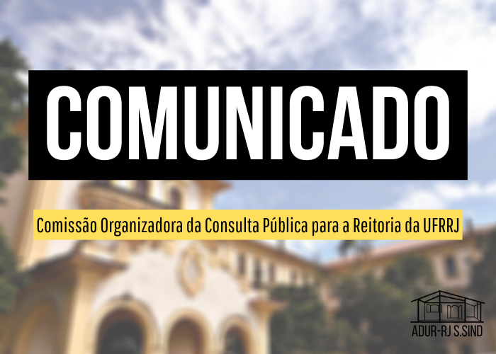 Comunicado à Comunidade Universitária