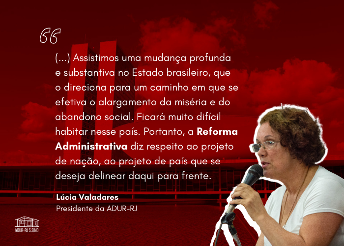 Entrevista com a Diretoria da ADUR-RJ sobre a Reforma Administrativa