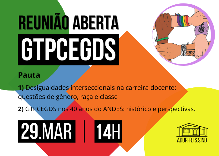 Reunião Aberta do GTPCEGDS