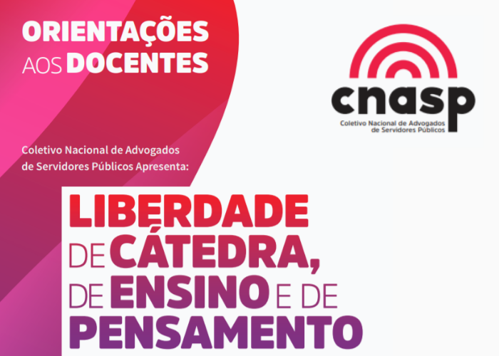 Cartilha de Orientações aos Docentes do Coletivo Nacional de Advogados de Servidores Públicos