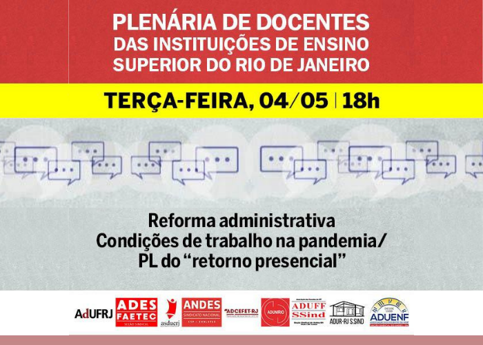 II Plenária “Docentes contra o Genocida