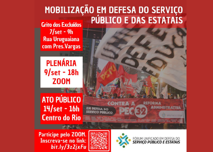 Mobilização em defesa do Serviço Público e das Estatais