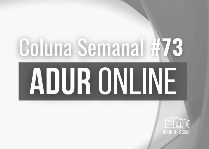 ADUR Online #73: “A República de chinelos – Bolsonaro e o desmonte da representação”