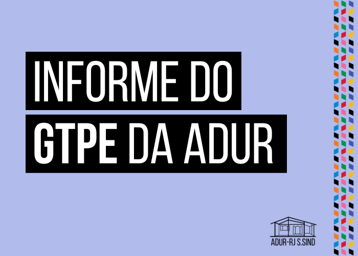 GTPE da ADUR debate teletrabalho e calendário acadêmico