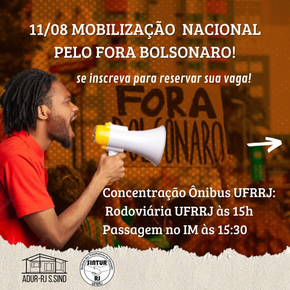 MOBILIZAÇÃO NACIONAL PELO FORA BOLSONARO