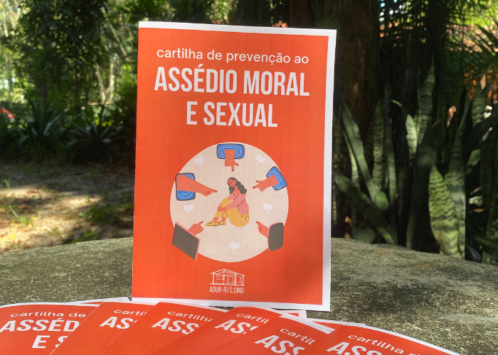 ADUR lança cartilha contra o assédio moral e sexual
