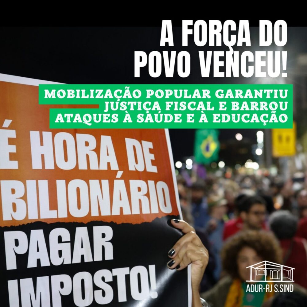 Mobilização popular garante vitória histórica e impede ataques à saúde e à educação