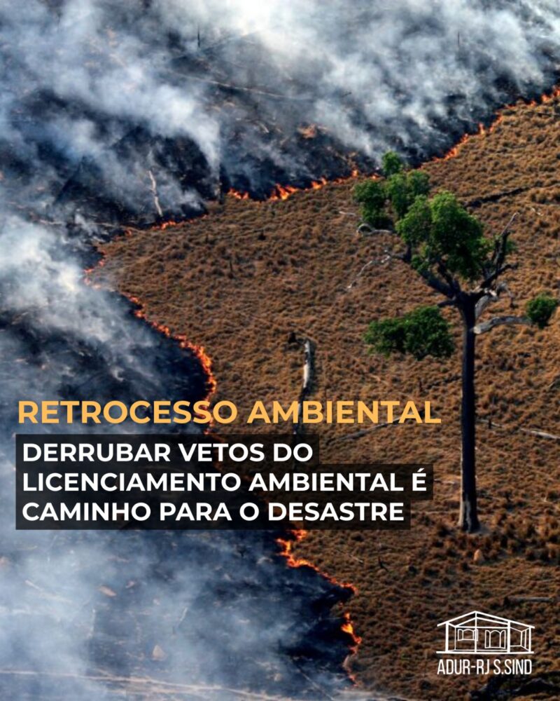 Derrubada de Vetos do Licenciamento Ambiental é Caminho para o Retrocesso