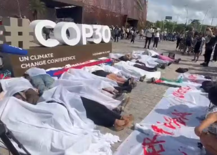 COP30: manifestações movimentam primeiro dia da Conferência